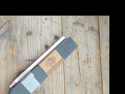 Pflanzschild aus Schiefer mit Stift, 6 Stück